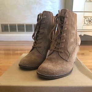 Lucky Brand wedge booties